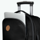Valise souple 2 roues XS Berlin noir