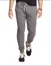 Jogging gris cordelette
