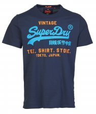 T shirt col rond marine