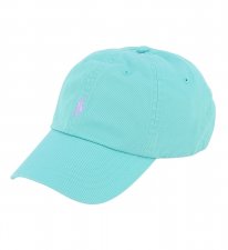 Casquette vert logo mauve