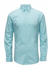 Chemise chino bleu