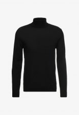 Pull col roul  noir