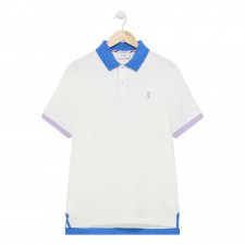 Polo Prismo blanc