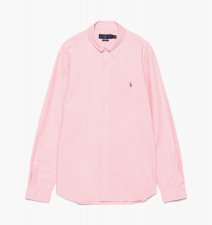 Chemise Oxford rose slim