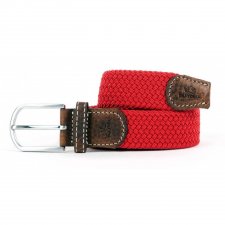 Ceinture tress e unie rouge