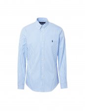 Chemise popline bleu
