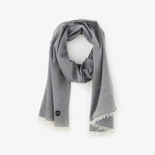 Foulard rose l ger en voile de coton ray