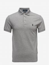Polo gris logo marine