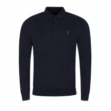 Pull col polo marine