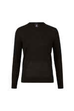 Pull over en laine col V