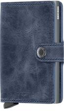 Miniwallet vintage bleu