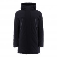 Doudoune longue avec capuche noir