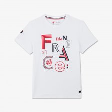 T shirt FFR blanc imprim