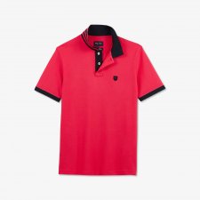 Polo en coton Pima aux d tails contrast s