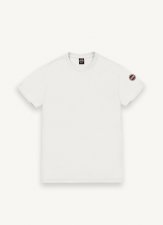 T shirt   col rond en piqu  blanc