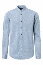 Chemise Conell  lin bleu