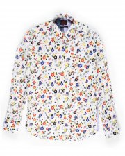 Chemise manches longues fleurie