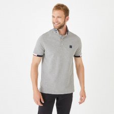 Polo gris   d tails color s contrast s