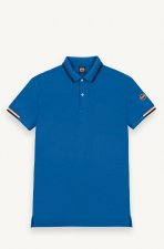 Polo manches courtes bleu