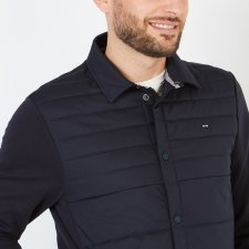 Sweat bleu fonc  matelass