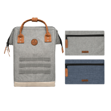 Sac   dos M dium New York Gris clair