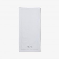 Serviette invit e   broderie blanche