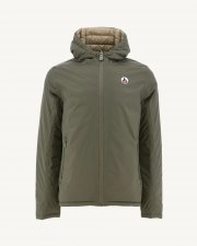 Doudoune r versible   capuche Army Beige Bergen