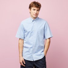 Chemisette Vichy bleu
