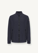Veste en softshell avec bouton sur le col