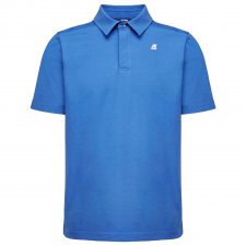 Polo bleu manche courtes Vincelle