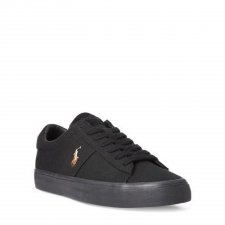 Baskets noir en toile