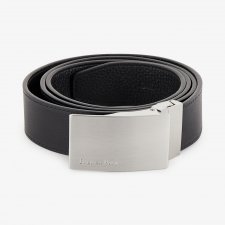 Pack ceinture en cuir noir