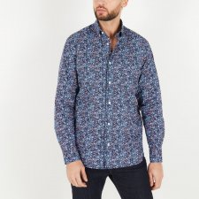 Chemise rose imprim  exclusif fleuri