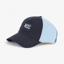 Casquette bleue colorblock   logo 2023