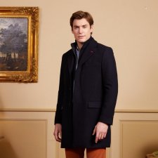 Manteau GASTON en laine avec parmenture amovible