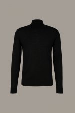 Pull over en laine vierge Marek  noir