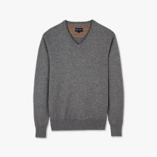 Pull gris en laine m lang e