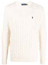 Pull Torsade Rond coton
