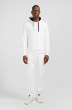 Sweat blanc   capuche