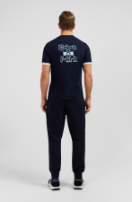 T shirt bleu marine brod  Eden Park