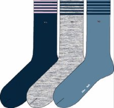 Lot de 3 paires de chaussettes   bords ray s