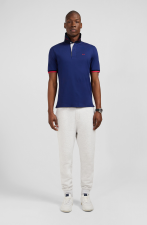 Maillot bleu   broderies noeuds papillon au dos