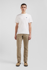 T shirt manches courtes en coton  cru broderie