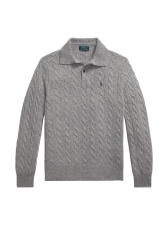 Pull Camionneur bouton torsad  gris