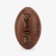 Ballon de rugby en cuir marron
