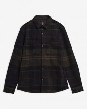 Blouson chemise tartan shadow flanelle nylon