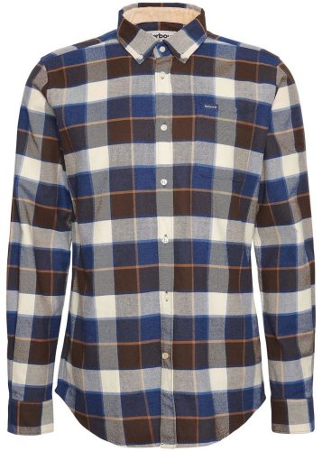 Chemise Valley � Carreaux Marron et Bleu