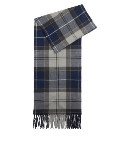 �charpe � carreaux Galingale Tartan Gris bleu nuit
