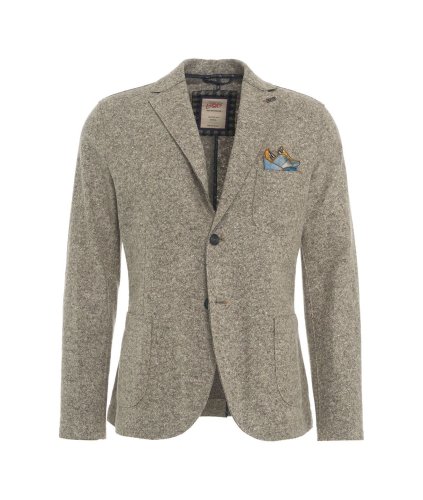 Veste laine bouillie beige