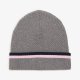 Bonnet gris maille torsad�e
